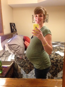 32 weeks pregnant and optimistic. 